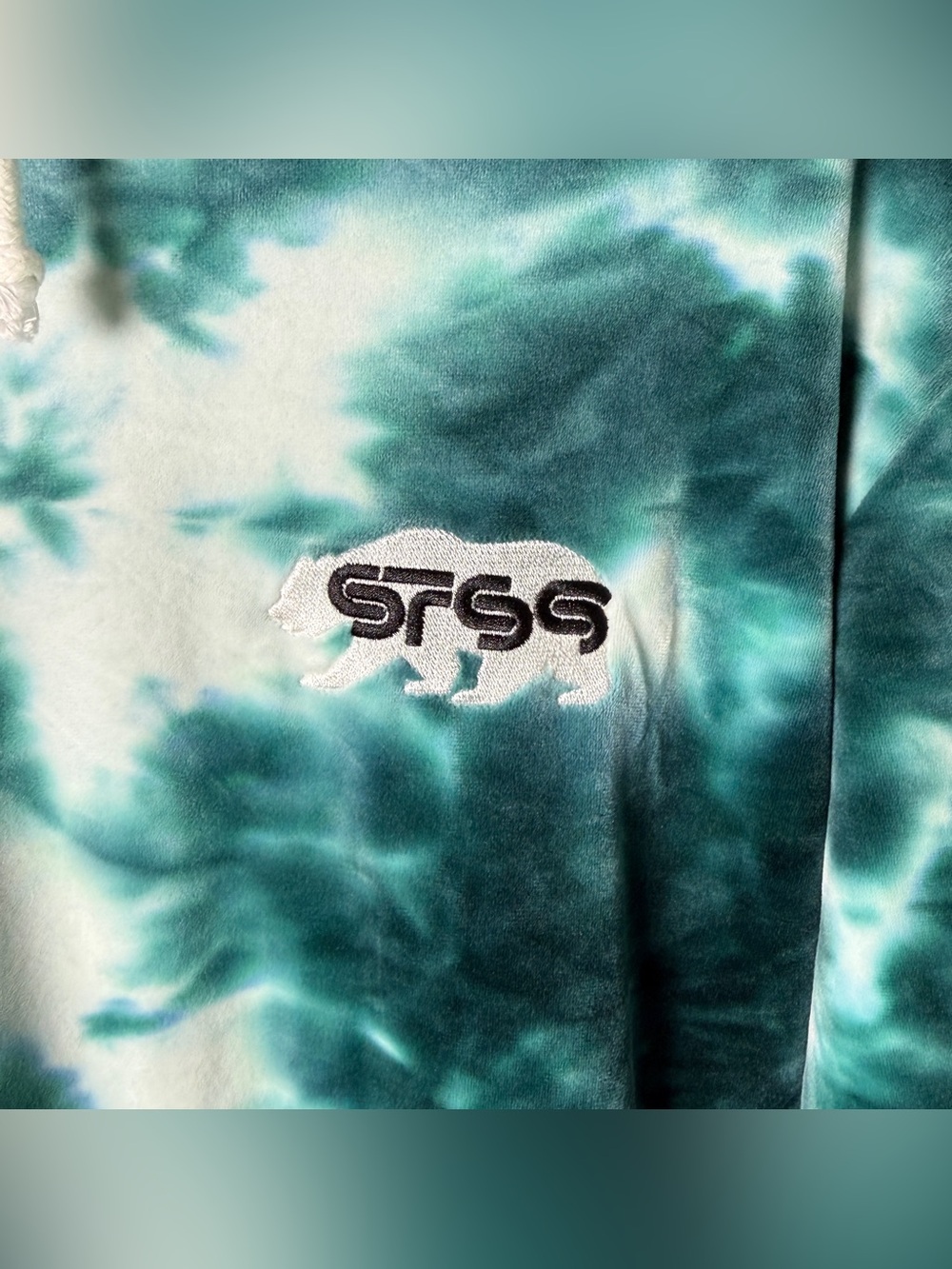 Grassroots California x STS9 Sound Tribe Sector 9 Tie-Dye Velour Hoodie  | XL - Picture 3 of 13